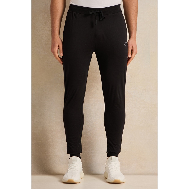 Men Black Printed Pyjama Bottom