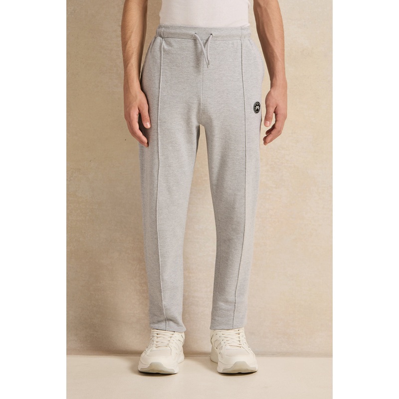Senior Boys Grey Mel Pique Active Pants