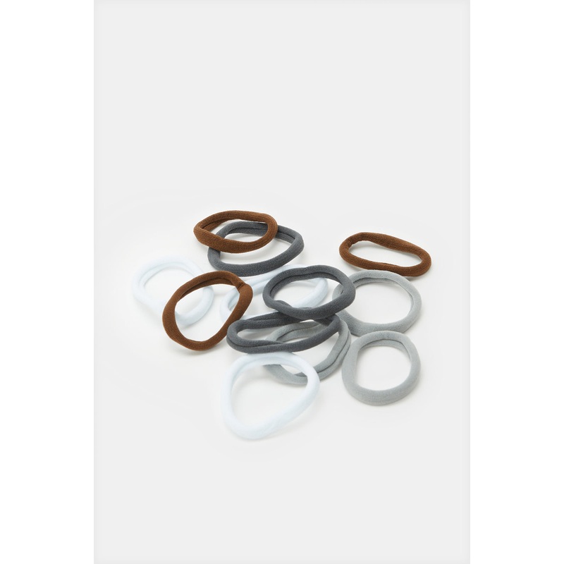 Women Assorted Hair Elastic Band Set (12 Piece)