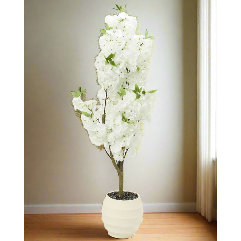 Artificial Flower Tree In Pot