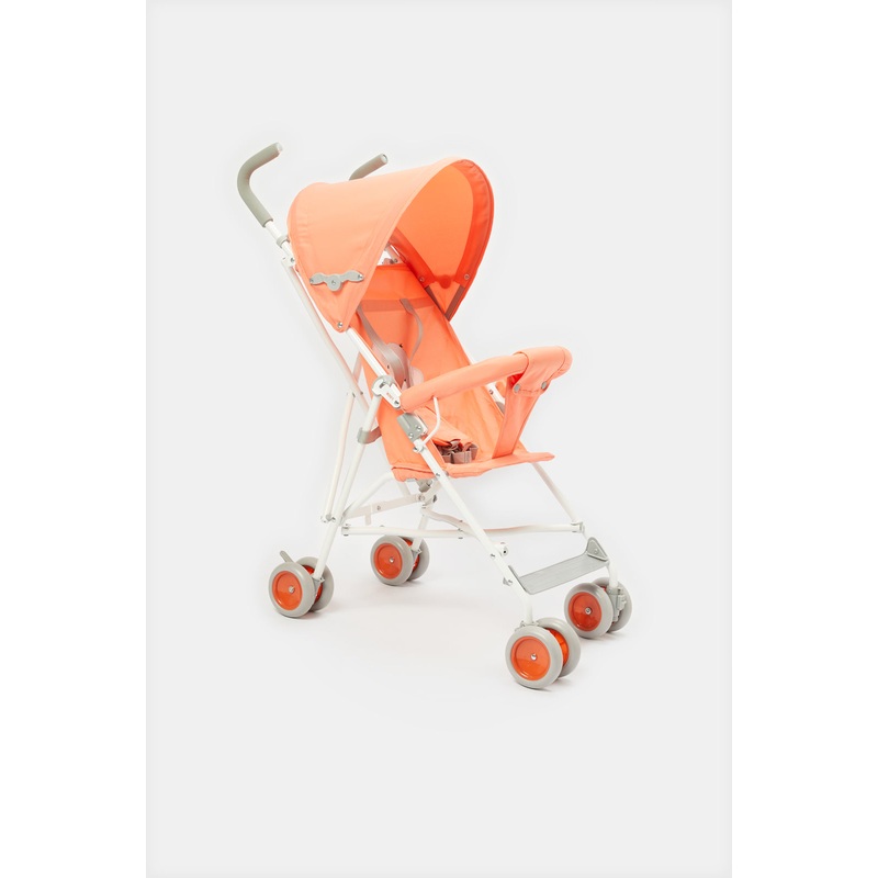 Baby Orange Elephant Buggy With Round Canopy