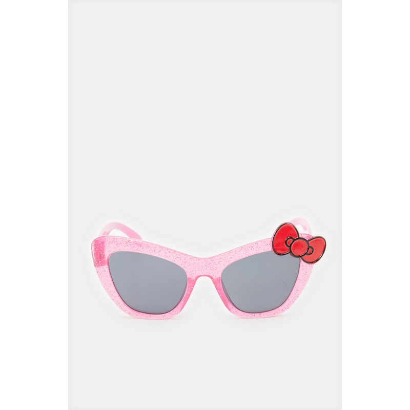 Girls Pink Hello Kitty Round Sunglasses