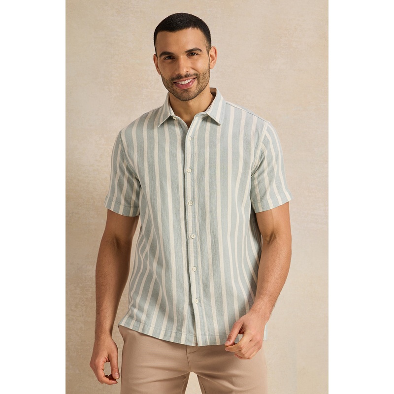 Men Blue Casual Shirt|Small|Medium|Large|X-Large|XX-Large