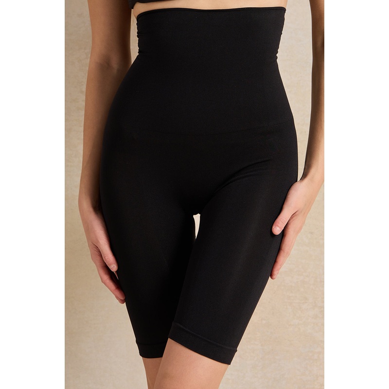 Women Black Seamless Shapewear Brief