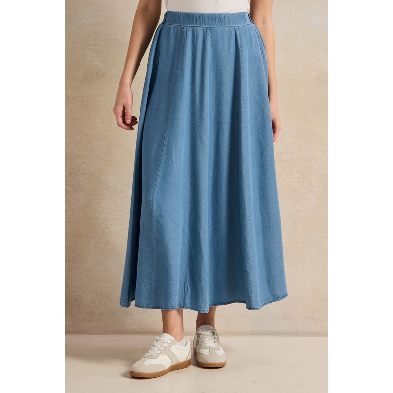 Women Blue Denim Skirt|UK8|UK10|UK12|UK14|UK16|UK18