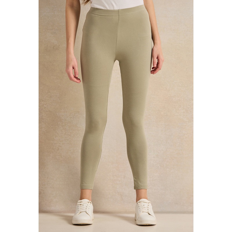 Women Mint Cropped Leggings|UK8|UK10|UK12|UK14|UK16|UK18