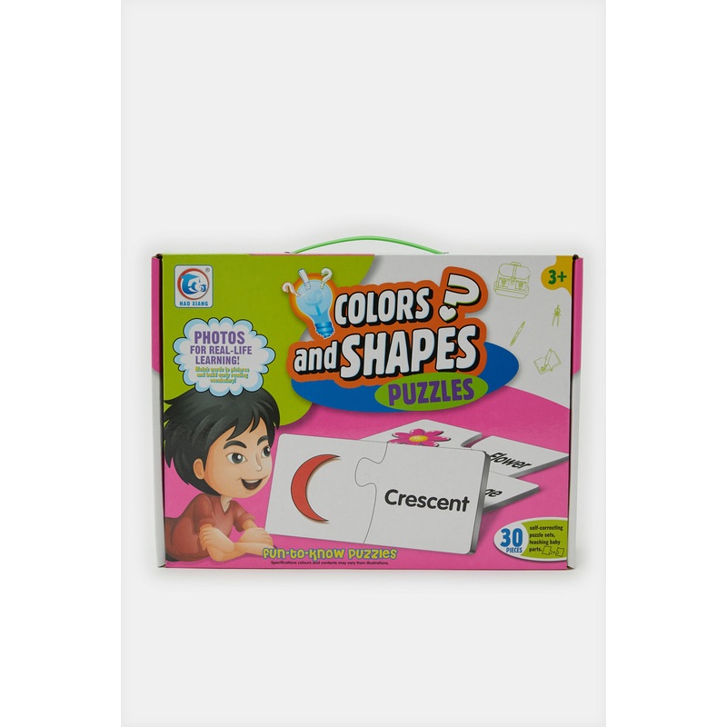Assorted  Intelligence Colour And Shapes Toy Set (48 Pieces)