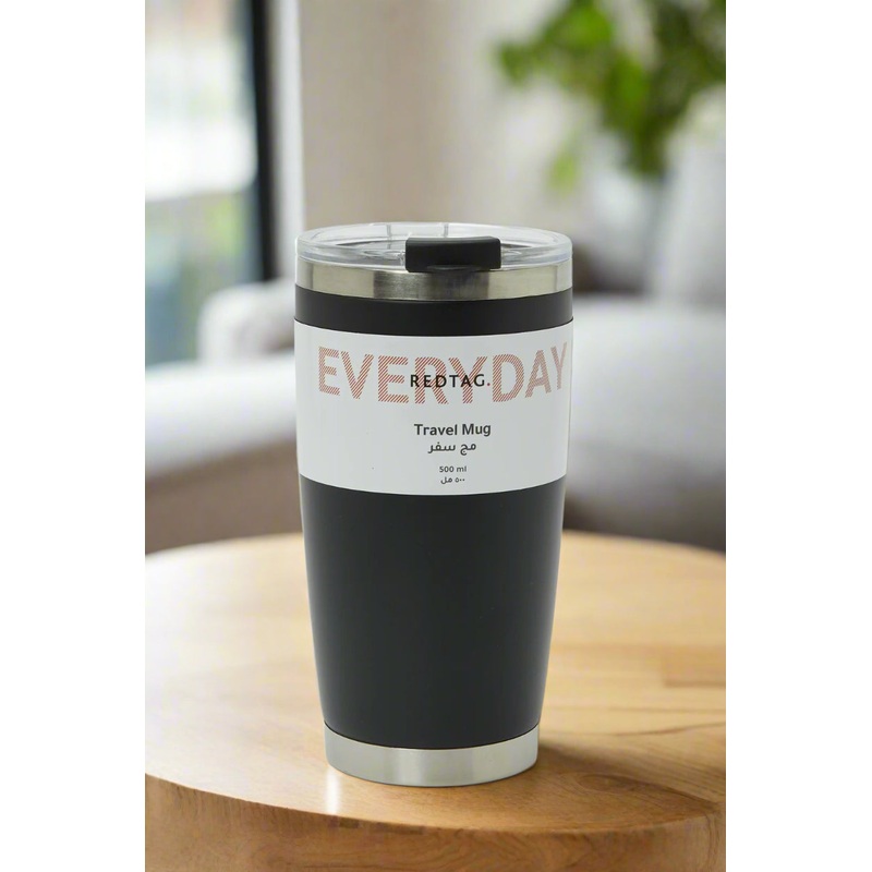 Black Travel Mug (500ml)