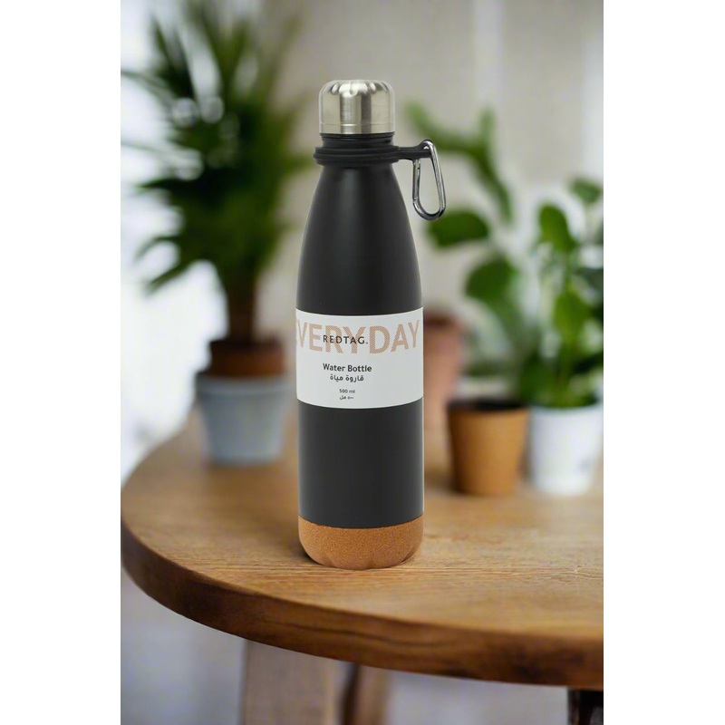 Black Water Bottle (500ml)