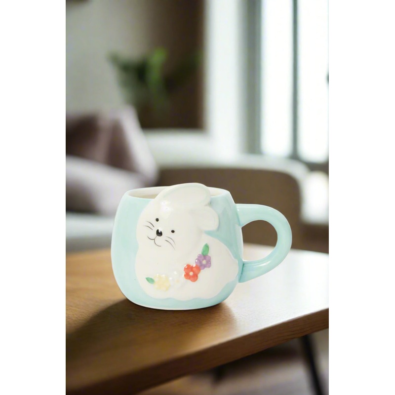 Blue Rabbit Mug|Kids