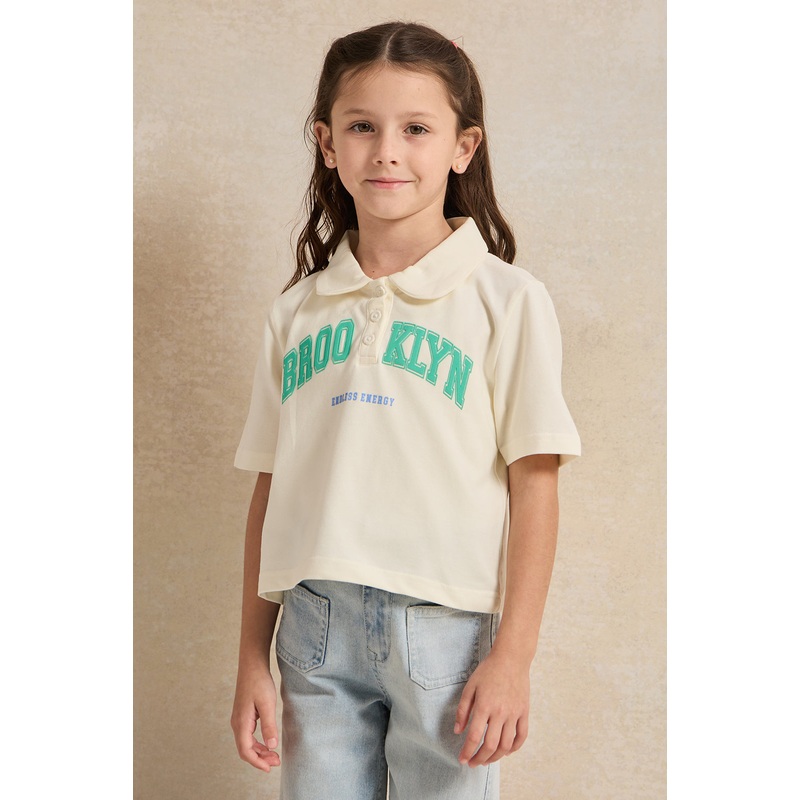 Girls White Nyc Days Print T-Shirt