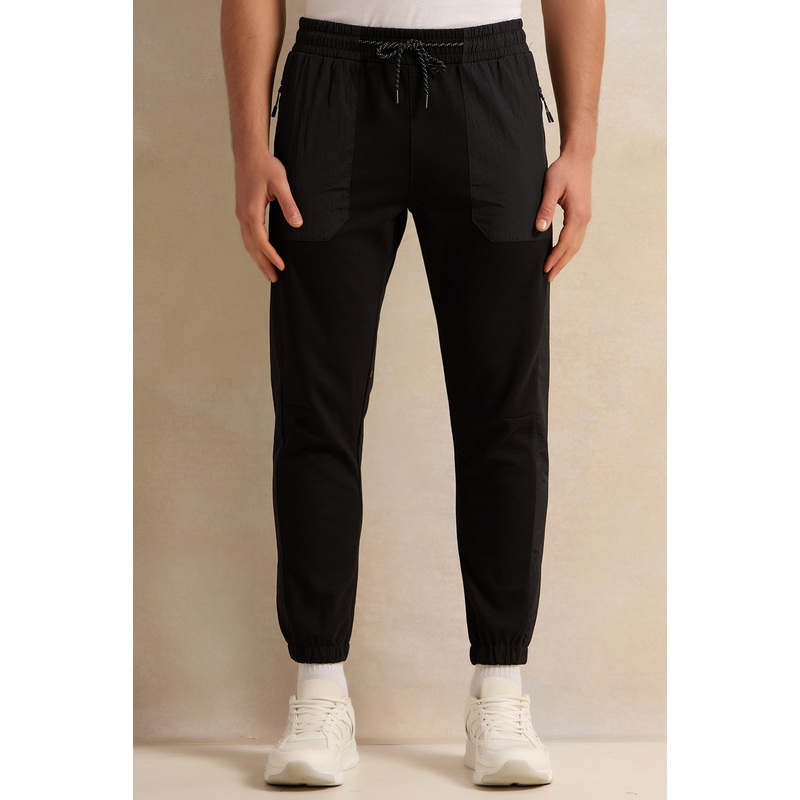 Men Black Active Track Pants|Small|Medium|Large|X-Large|XX-Large