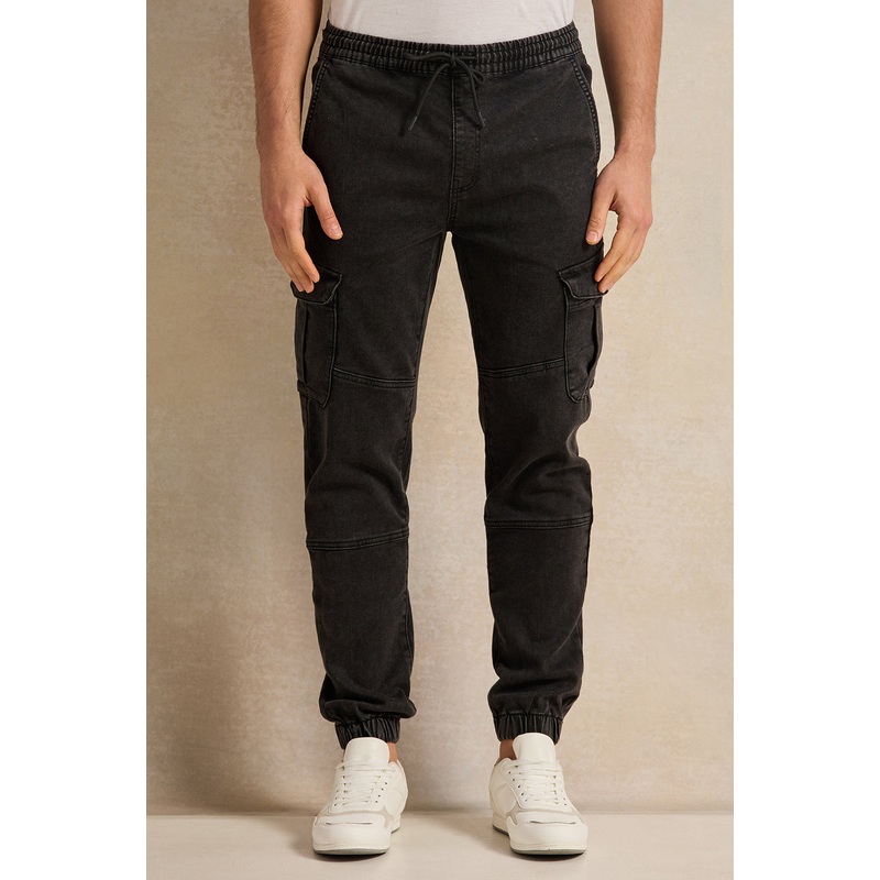 Men Black  Cargo Jogger|Small|Medium|Large|X-Large|XX-Large