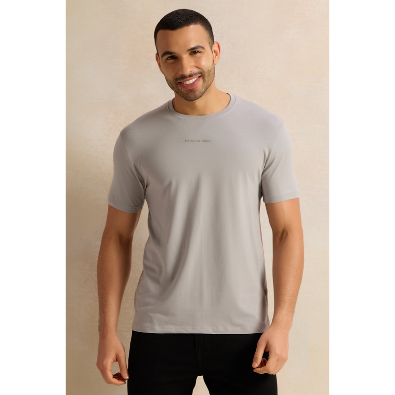 Men Grey Basic T-Shirt|Small|Medium|Large|X-Large|XX-Large