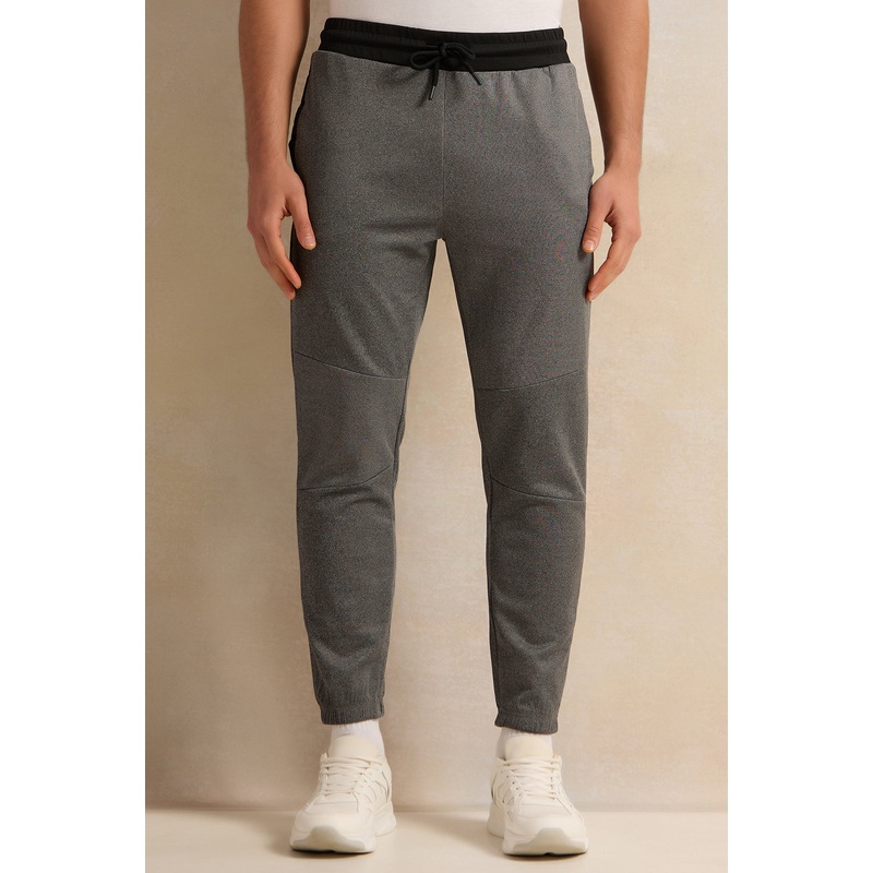 Men Grey Solid Active Pants|Small|Medium|Large|X-Large|XX-Large