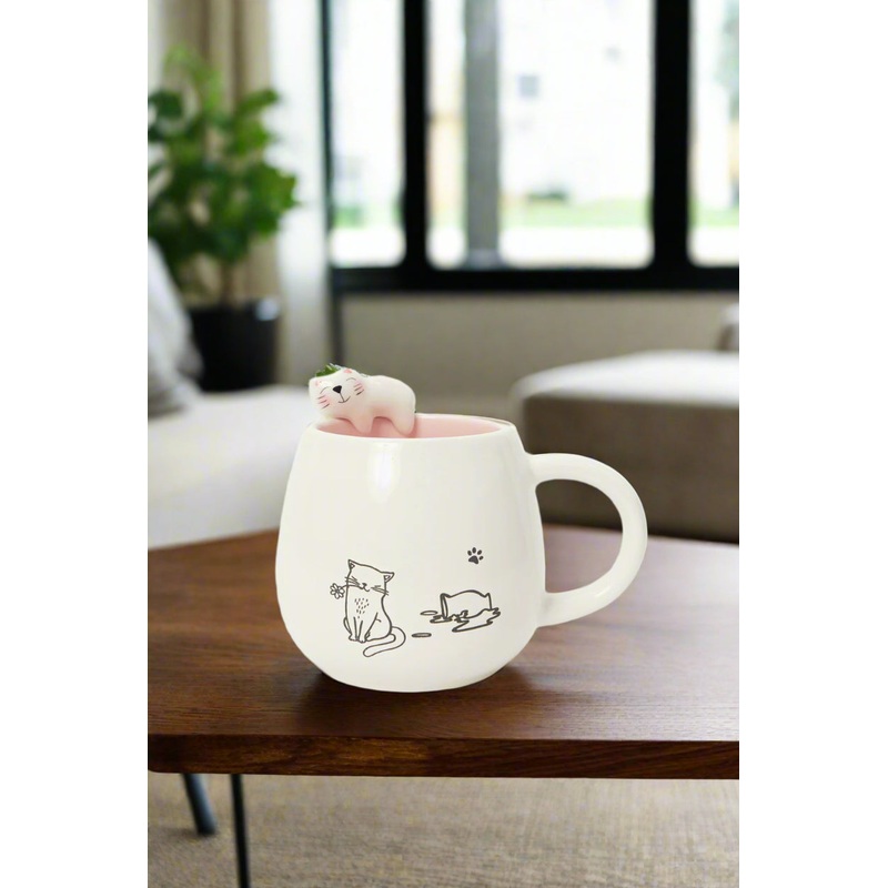 Pink Cat Mug|Kids