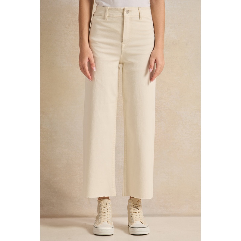 Senior Girls White Marine Fit Jeans