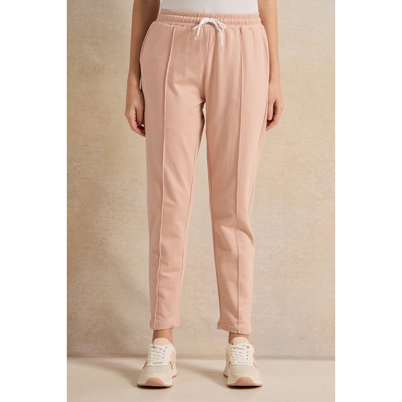 Women Pink Active Basic Jogger