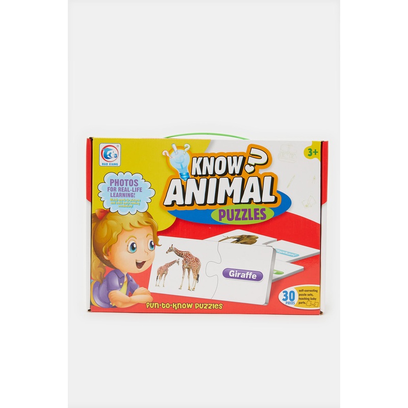 Assorted Know Animal Puzzle Set (30 Piece)