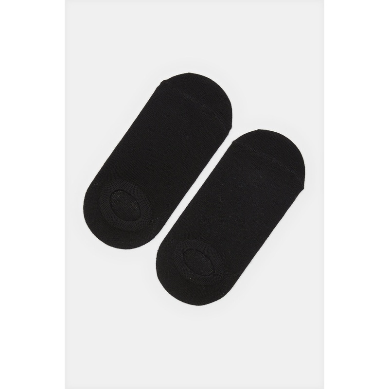 Boys Black Invisible Socks Set (Pack of 2)