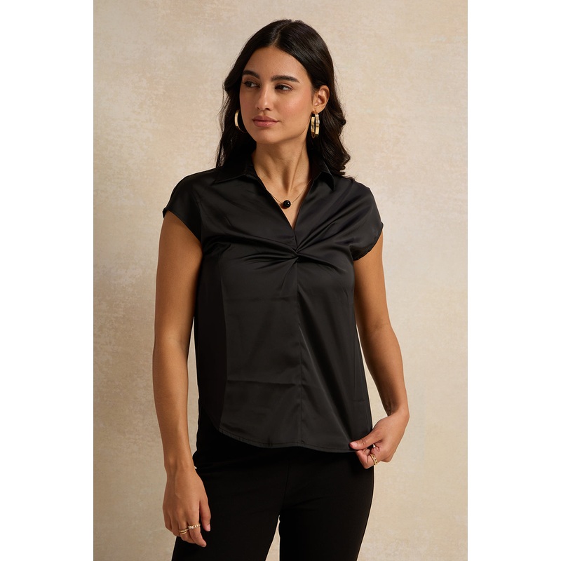 Neck Pearl Trim Detail Blouse|UK8|UK10|UK12|UK14|UK16|UK18