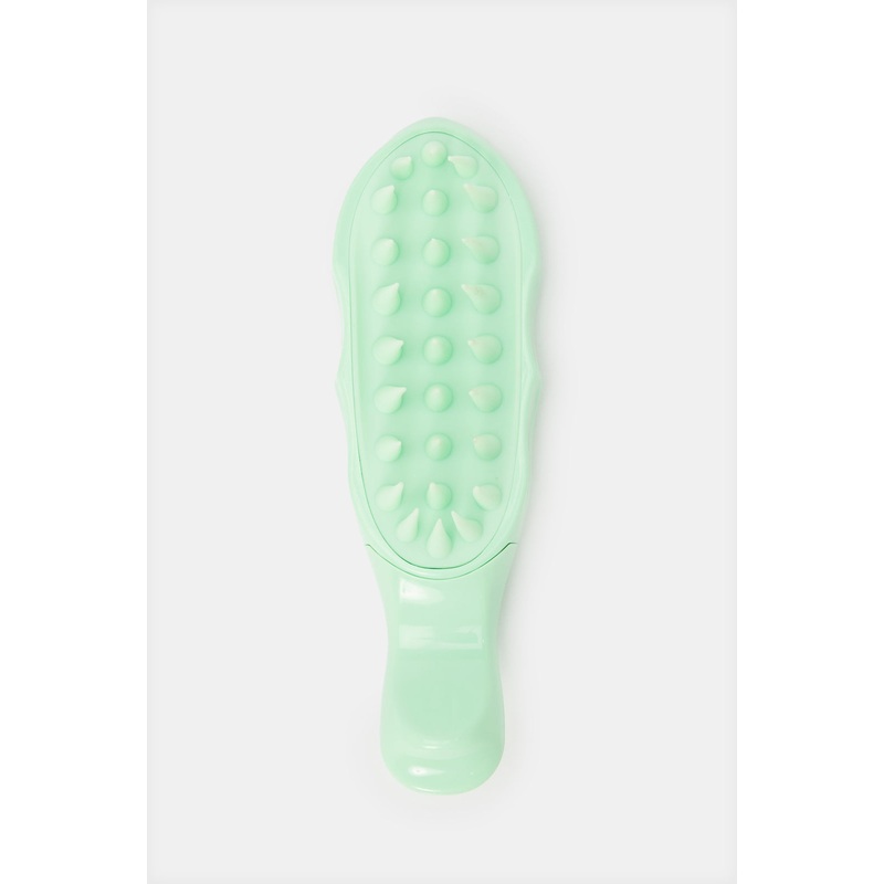 Women Green Wet Hair Brush