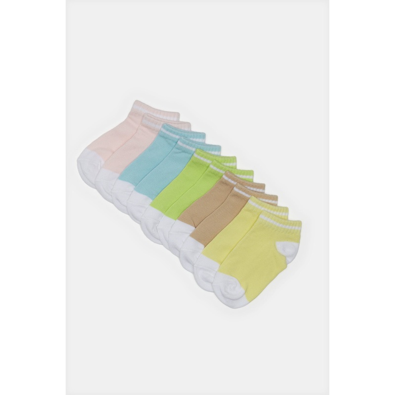 Infant Girls Assorted Ankle Length Socks (5 Pairs)