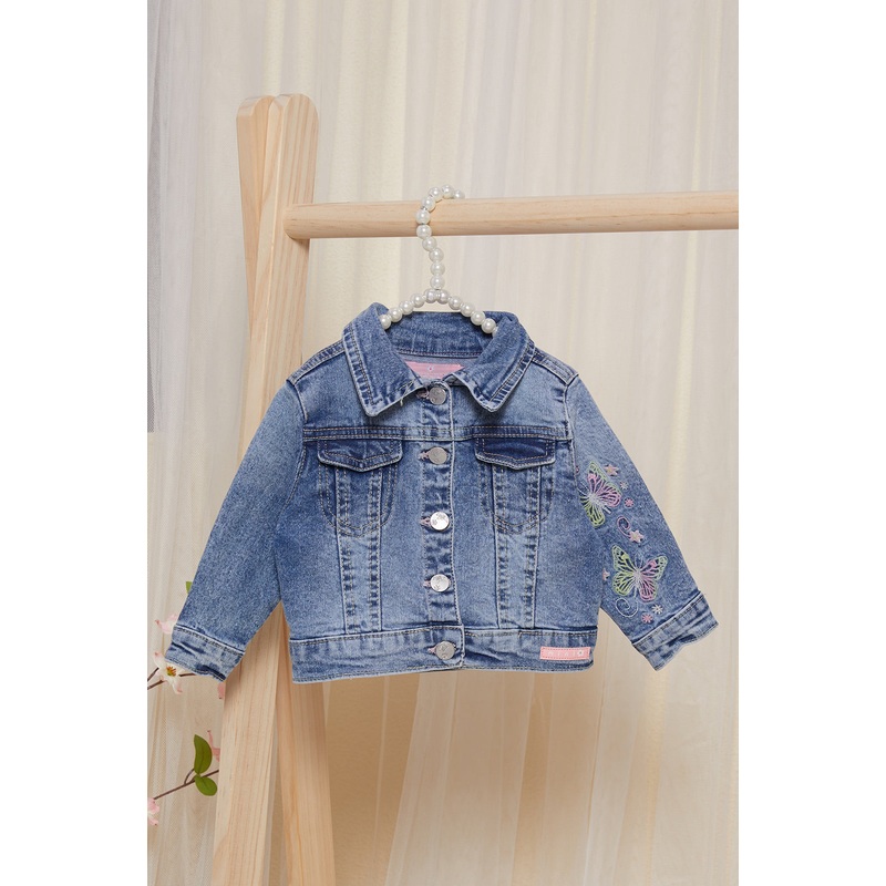 Infant Girls Blue Denim Jacket