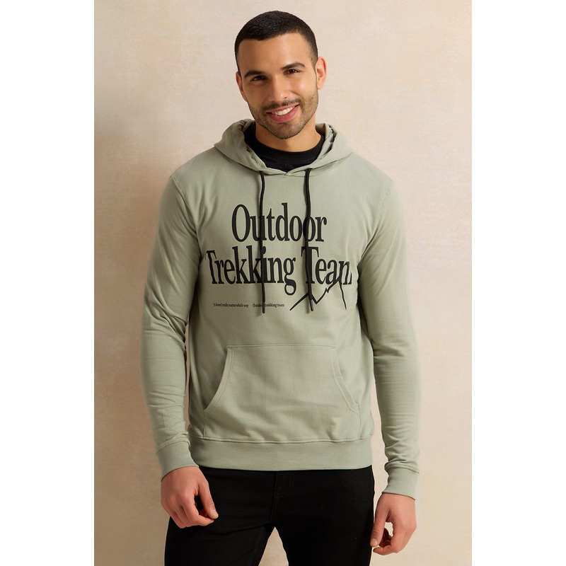 Men Green Hooded Sweatshirt|Small|Medium|Large|X-Large|XX-Large