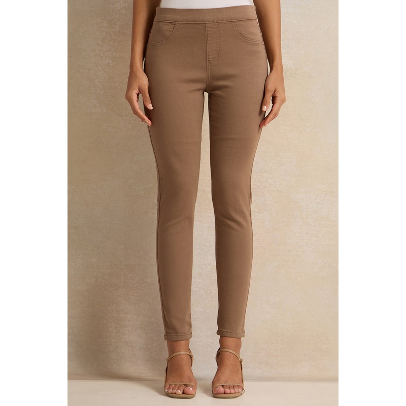 Women Brown Knit Jeggings|UK8|UK10|UK12|UK14|UK16|UK18
