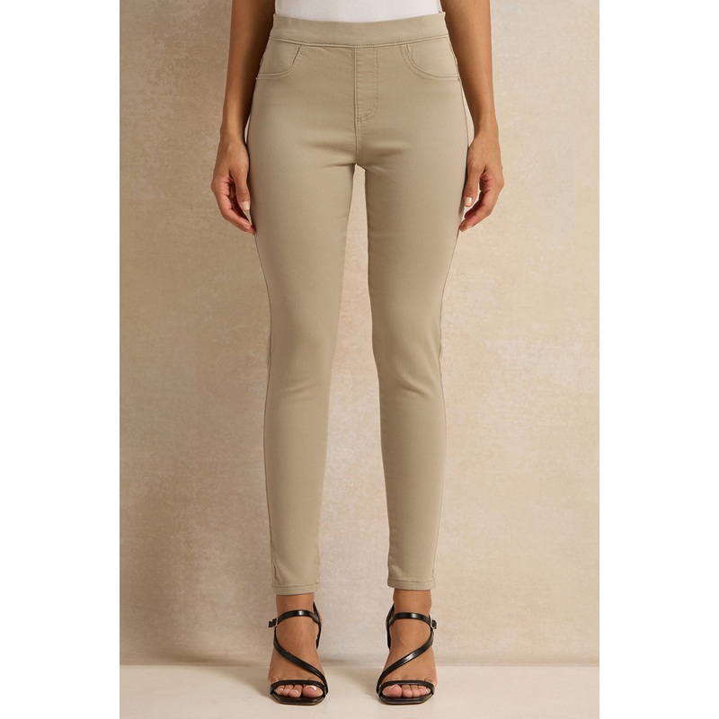 Women Olive Knit Jeggings|UK8|UK10|UK12|UK14|UK16|UK18