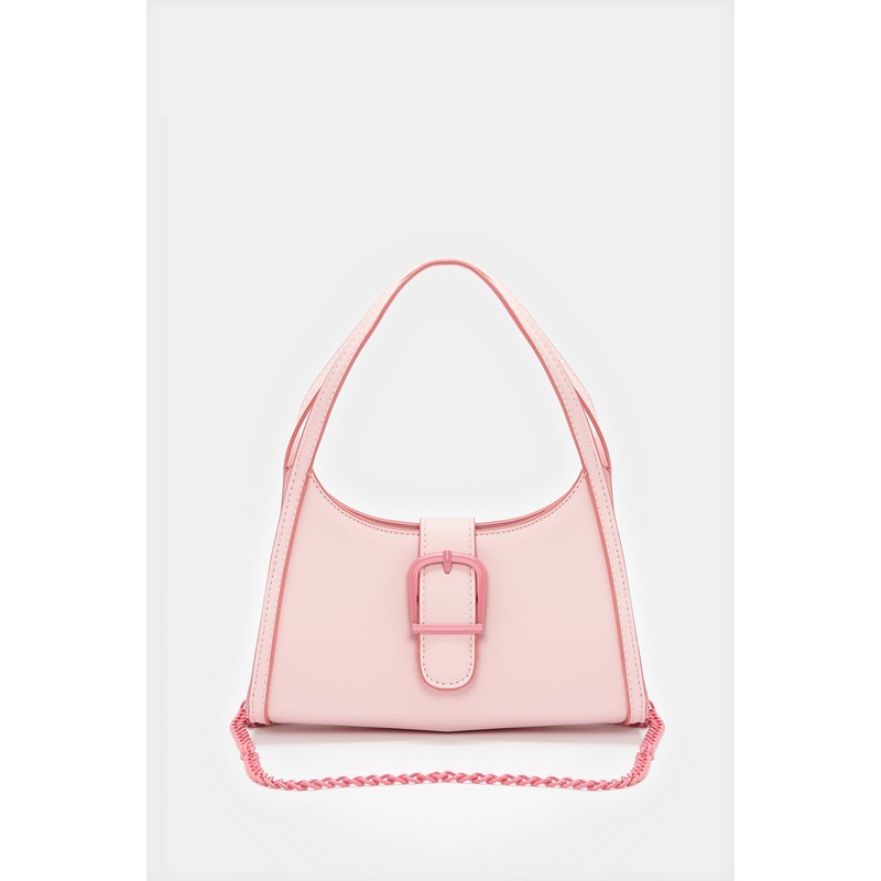 Girls Pink Embellished Crossbody Bag