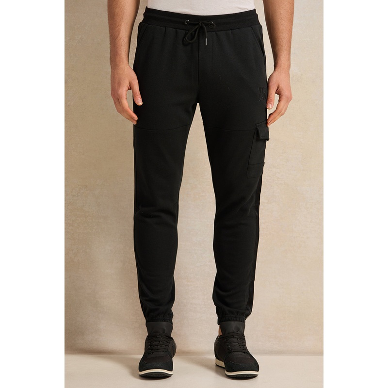 Men Black Cargo Track Pants|Small|Medium|Large|X-Large|XX-Large