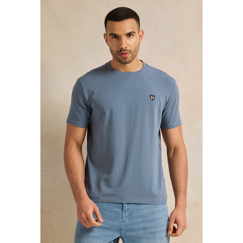 Men Blue Printed T-Shirt|Small|Medium|Large|X-Large|XX-Large