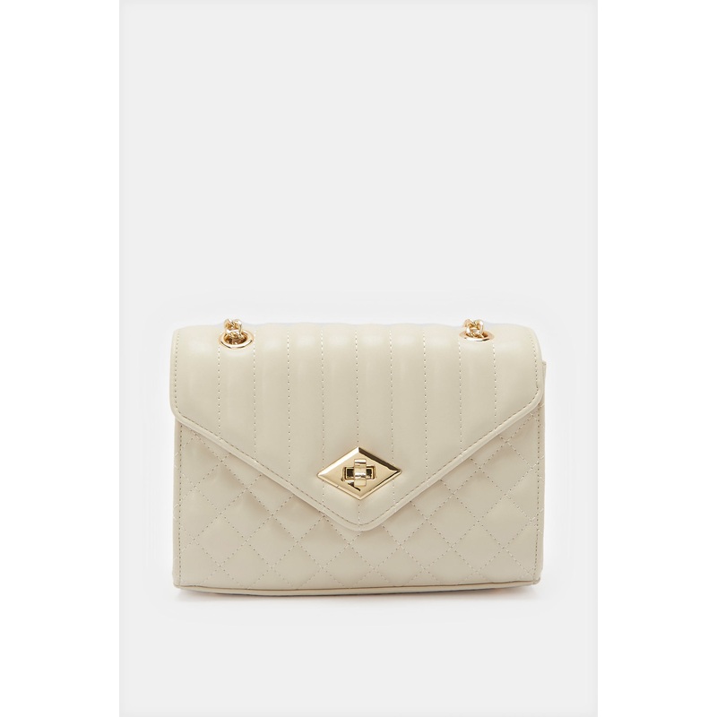 Women Beige Envelope Bag
