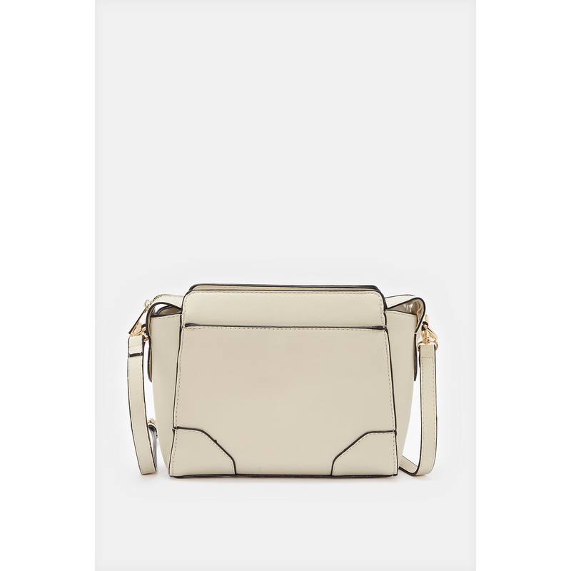 Women Beige Messenger Bag