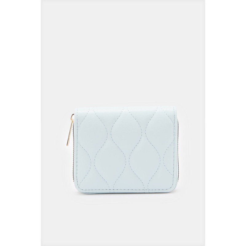 Women Blue Textured Purse