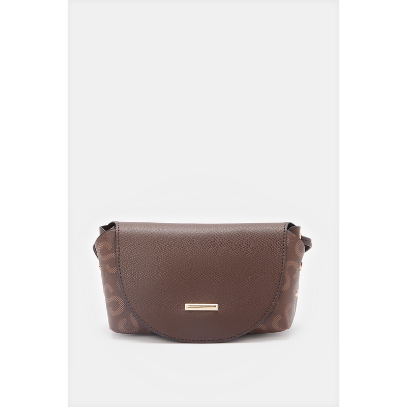 Women Brown Printed Mobile Case
