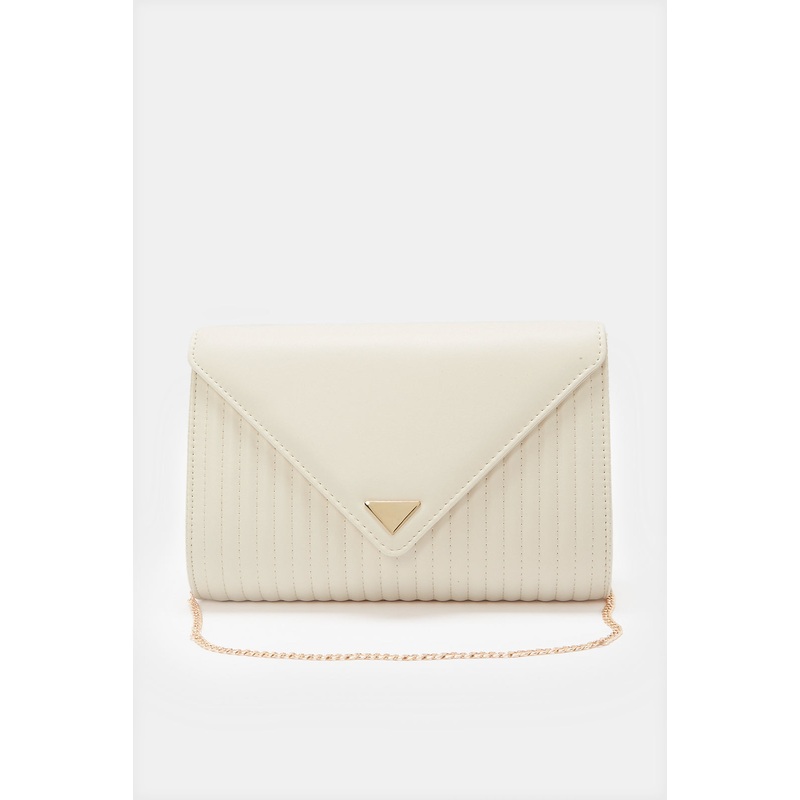 Women White Envelope Bag