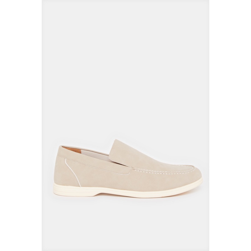 Men Beige Plain Loafer|EU40|EU41|EU42|EU43|EU44|EU45