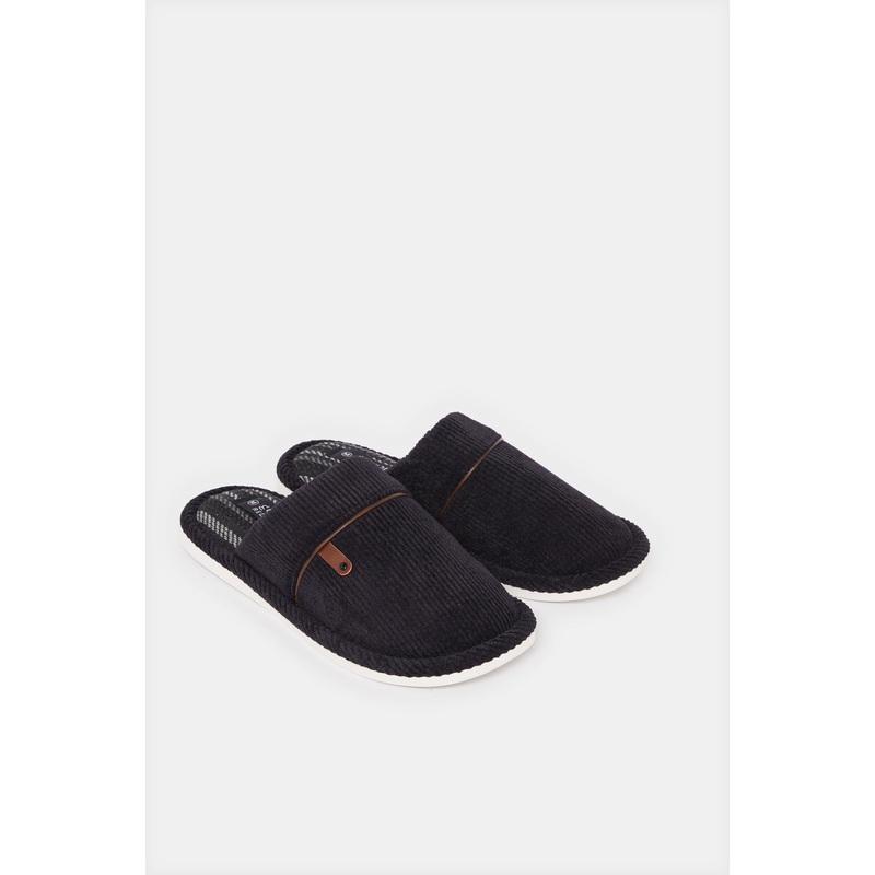Men Black Mule Slipper|Small|Medium|Large