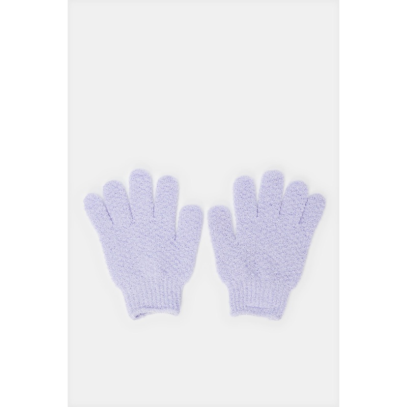 Purple Bath Gloves