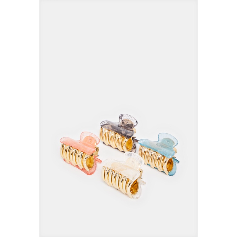 Women Assorted Hair Claw Set (4 Piece)