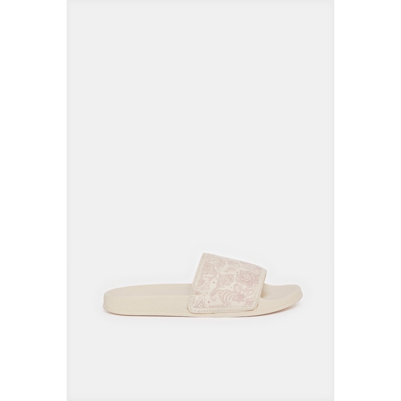 Women Beige Printed Slipper|EU36|EU37|EU38|EU39|EU40|EU41