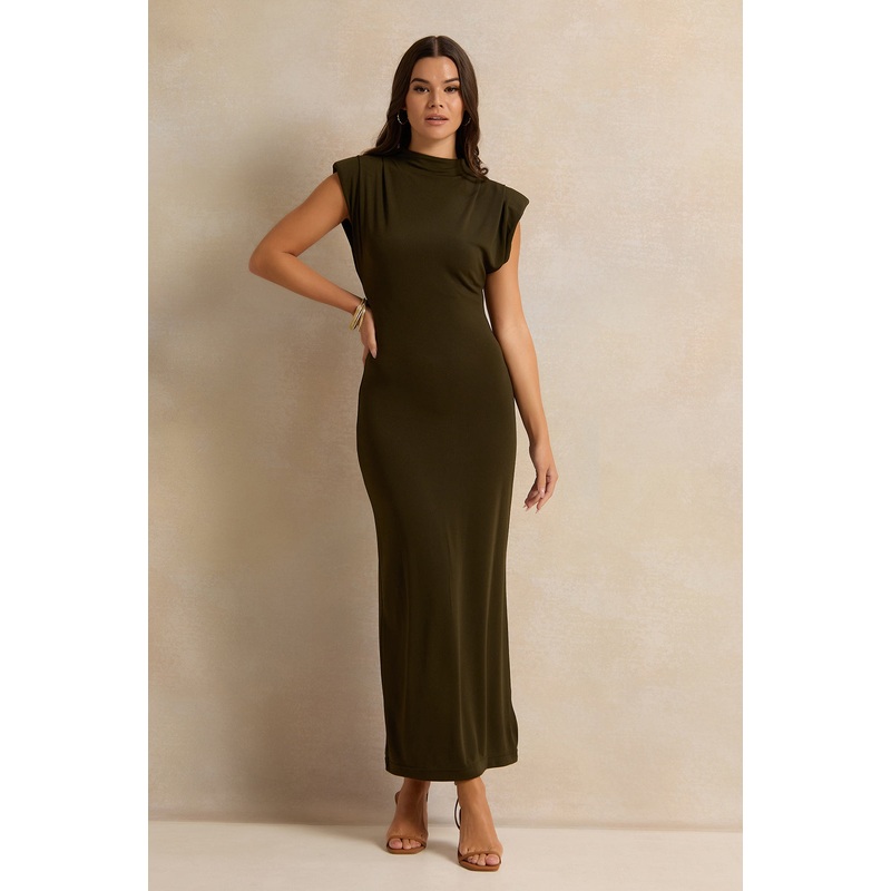 Women Brown Maxi Dress|UK8|UK10|UK12|UK14|UK16|UK18