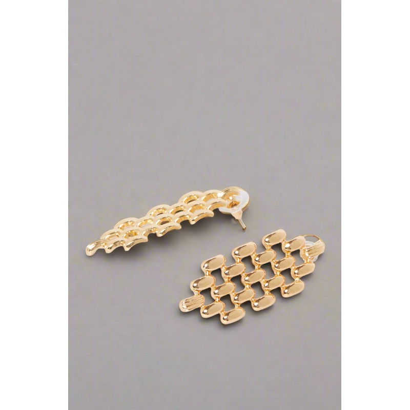 Women Gold Embellished Earrings