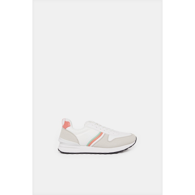 Women Multicolour Lace Up Sneakers