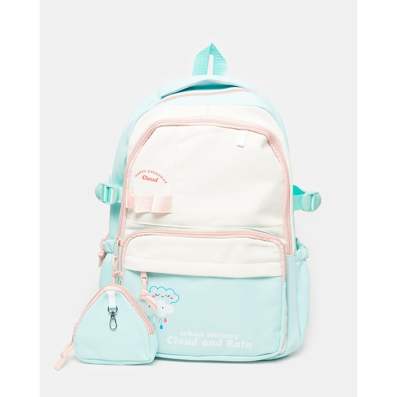 Girls Pink Stylish School Backpack (17Inch)