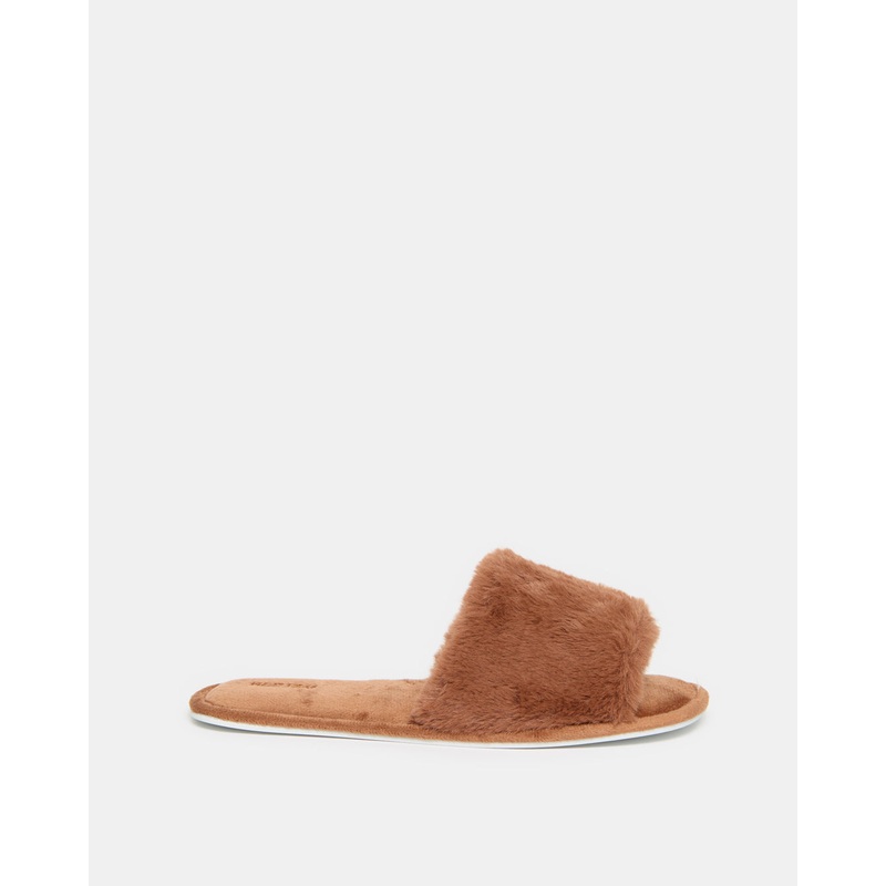 Women Brown Classic Slipper|Small|Medium|Large
