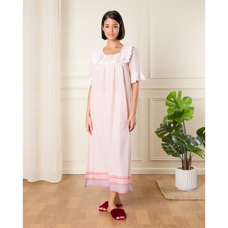 Women Multicolour Printed Nightgown